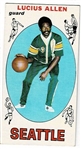 1969 Topps Basketball #6 Lucius Allen - Seattle SuperSonics RC